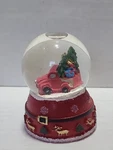 Miniature Christmas Snoglobe Old Red Truck Holiday Decoration (RV/DGT182). Fixed Price $6.66.