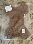 Pottery Barn Cozy Teddy Tobacco Faux Fur Bone Pet Stocking New With Tags. Fixed Price $44.99.