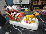 Grupo Ruz Disney Mickey Mouse Christmas Light Animitronic Sleigh. Fixed Price $30.49.