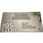 105 Clear Ultra Bright Christmas String Lights Italian Style Indoor Outdoor Stea. Fixed Price $15.00.