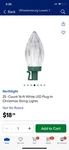 Northlight 25 Count Warm White Led C9 Christmas Lights, Wedding Lot Of 7 Sets. Fixed Price $50.00.