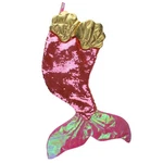 Northlight 24" Pink And Gold Sequined Iridescent Mermaid Christmas Stocking. Fixed Price $25.19.