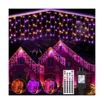 Joomer Rgb Halloween Icicle Lights - 35FT Color Changing Outdoor St... Fast Ship. Fixed Price $51.53.