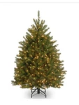 National Tree Company Pre-lit 'feel Real' Artificial Full 4FT 6IN, Green. Fixed Price $99.99.