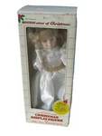 Telco Motion-ettes Of Christmas Animated Musical Angel 1990 17" Doesn't Move. Fixed Price $20.00.