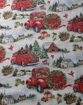Spring Creative - Christmas Wreath Barn Quilting And Crafting Fabric. Fixed Price $13.79.