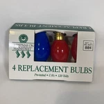 Vintage Christmas On Mainstreet C9 Red & Blue Replacement Bulbs. Fixed Price $11.99.