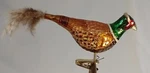 Old World Christmas Pheasant Blown Glass Clip-on Ornament 2003 Orig Tag Feathers. Fixed Price $15.66.