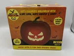 Automated Pumpkin Led Light 5 Spooky Faces W/sound Speakers Box & Charging Cord. Fixed Price $25.50.