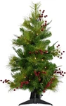 4-FT. Prelit Newberry Pine Tree With Warm White Led Lights For Holiday Decor. Fixed Price $116.99.