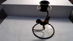 Rooster Taper Candle Holder 7 X4 Island Creek Trading 2000 Dennis East Int.. Fixed Price $9.99.