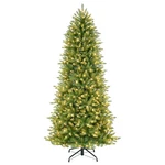 Puleo International 7.5FT Pre-lit Slim Fraser Christmas Tree 7FT 6IN, Green. Fixed Price $87.77.