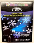 Led Animated Snowflake Projector By Ez-illuminations Up 15 Ft Auto Timer Nib. Fixed Price $29.99.