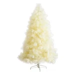 Nearly Natural 6FT Artificial Off White Pampas Grass Christmas Tree In. Fixed Price $294.99.