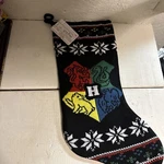 19" Harry Potter Hogwarts Crest Knit Christmas Stocking New. Fixed Price $14.00.