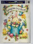Springtime/easter Window Clings From Jmc Impact, Reusable, Vintage, Made. Fixed Price $5.75.