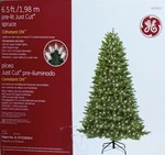 Ge Pre-lit 6.5 Feet Indoor Christmas Tree. Fixed Price $59.00.