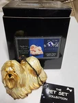 Joy To The World Lhapsa Apso Standing Dog Polish Glass Ornament Nib Original Box. Fixed Price $57.55.