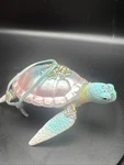 Glass Christmas Ornament Ocean Beach Sea Turtle. Fixed Price $8.83.