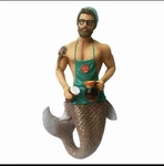 December Diamonds Java Joe Coffee Barista Merman Ornament 2018 Brand New In Box. Fixed Price $31.99.