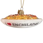 Love Enchiladas Glass Ornament Kurt Adler Noble Gems Mexican Food Platter 3.5". Fixed Price $14.90.