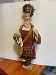 Vtg 90'S Silvestri Santa Candle Maker Display Figure Rustic Primitive Christmas. Fixed Price $22.00.