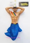 December Diamonds Resist Merman Rainbow Pride Ornament 2018, Brand New Box. Fixed Price $39.95.