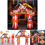 10 Ft Inflatable Clowns Arched Decorations Led Light Outdoor Yard Party Dia. Fixed Price $266.99.