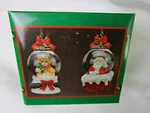 Snow Globe Ornaments Christmas Around The World House Of Lloyd 2PC Set Song. Fixed Price $9.25.
