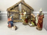 Kurt S. Adler N1052 12.5-INCH Multicolor Nativity Figurines 6 Piece Table Set. Fixed Price $59.95.