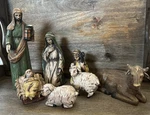 Southern Living Home Santos Nativity Holy Family Pc Set 70072 Manger W/box. Fixed Price $53.97.