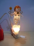 Kohls Night Brite Glitter Angel Light Wall Plug Christmas Winter Decor Nos. Fixed Price $29.99.