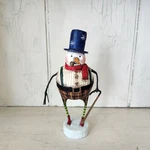 Lori Mitchell 7" Snowman 'good Tidings' Figurine Esc Trading Winter Christmas. Fixed Price $36.00.