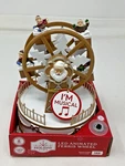6" Animated Musical Christmas Village Ferris Wheel Decorative Display 8 Songs. Fixed Price $12.76.