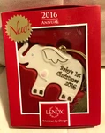 2016 Lenox Annual- Baby 1ST Christmas Elephant Ornament. Fixed Price $19.95.