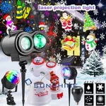 Christmas Halloween Led Projector Light Laser Moving Landscape Xmas Decor Lamp. Fixed Price $12.99.