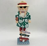 Paradise Tropical Tourist Wooden Christmas 14 Inch Nutcracker Clever Creations. Fixed Price $14.39.