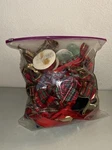 Christmas Ribbon Lot Plaid Red Green Gold Holiday Craft Bows Gift Wrapping. Fixed Price $15.93.