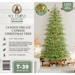 My Texas House 2025 7.5FT Cypress Pre-lit Artificial Christmas Tree ( 500 Leds ). Fixed Price $279.00.