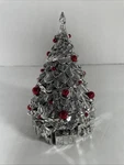 Reed & Barton Classic Christmas Revolving Musical Silverplate Decorated Tree. Fixed Price $22.00.