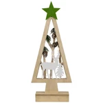 Northlight 15" Lighted Wooden Christmas Tree With Reindeer Woodland Scene. Fixed Price $35.27.