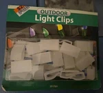 Velcro Outdoor Clips, Clear, 20 For Christmas Lights Other, New!. Fixed Price $9.99.