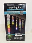 Gemmy Lightshow 10 Multi Led Falling Shooting Star Christmas Icicle Decor. Fixed Price $36.95.