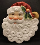 Fitz Floyd Santa Claus Head Plate Christmas Hand Painted No Classique 2004. Fixed Price $19.24.