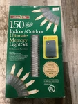 Holiday Time Indoor/outdoor Ultimate Memory Light Set 150 16 Function Nos. Fixed Price $6.95.