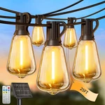 Solar String Lights Outdoor Waterproof With Remote & Timer, Led Shatterproof .... Fixed Price $21.45.