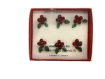 Pier Imports Candle Jewelry Holly Berries 220/2221 Christmas Discontinued Set. Fixed Price $8.05.
