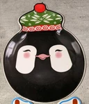 Temptations Christmas Spoon Rest Appetizer Plates Penguin B59. Fixed Price $12.99.