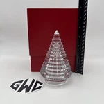 Baccarat Eye Fir Christmas Tree Figurine Clear Crystal 2814965 New Box Sealed. Fixed Price $274.99.
