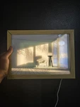 Art Picture Gift Lighting Painting Led Glowing Frame Home Room Decoration. Fixed Price $20.00.